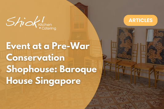 Event at a Pre-War Conservation Shophouse: Baroque House Singapore by Sonia Ong