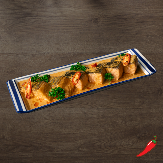 ⭐Baked Norwegian Salmon with Laksa Cream Sauce