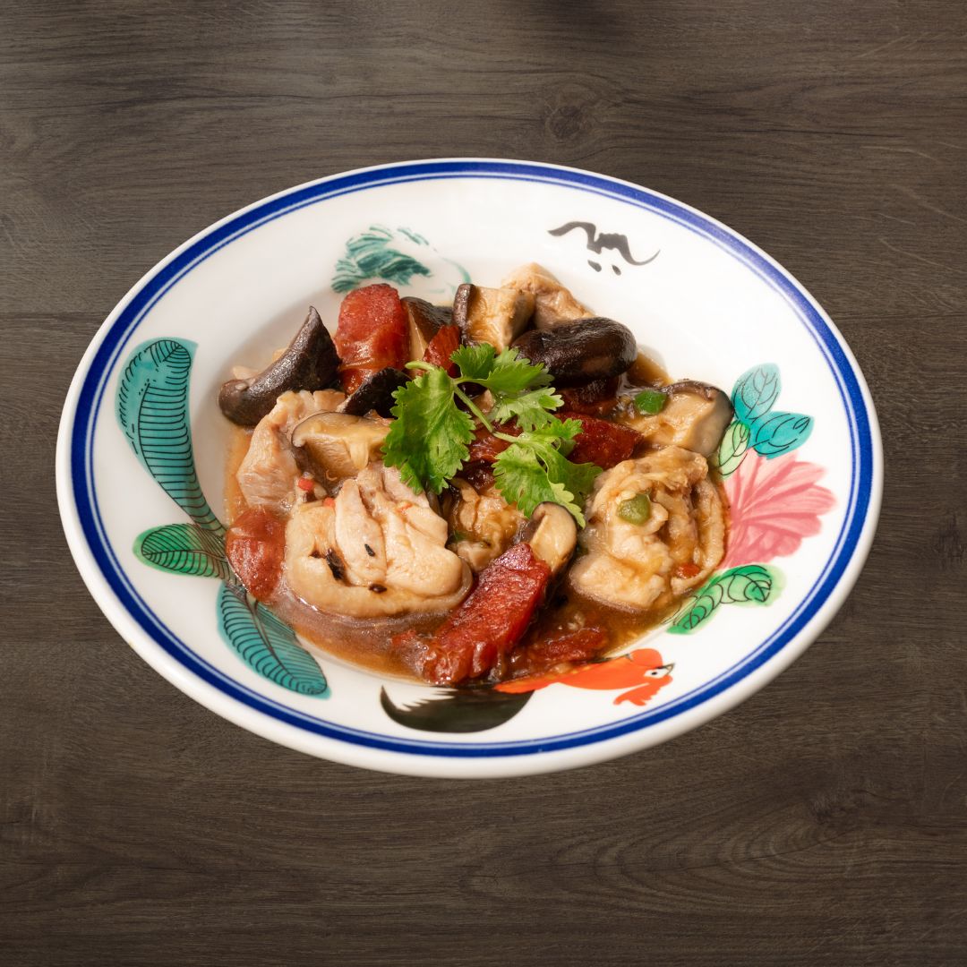 Cantonese Steamed Chicken with Chinese Chicken Sausage & Black Bean