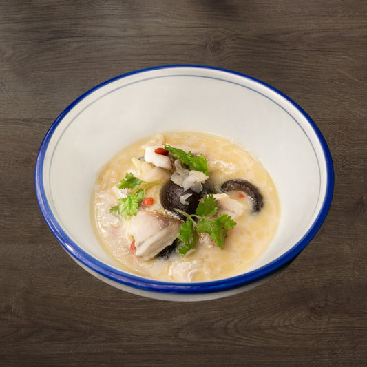Milky Fish Soup with Tofu, Napa Cabbage & Tomato