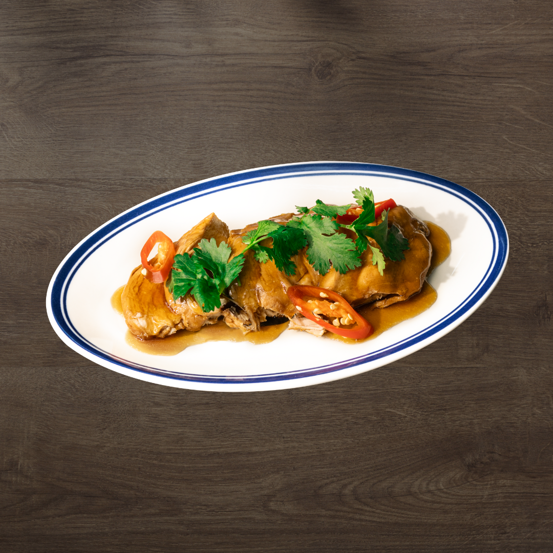 Sous Vide Hainanese Chicken Breast with Sesame Low Sodium Soy Sauce