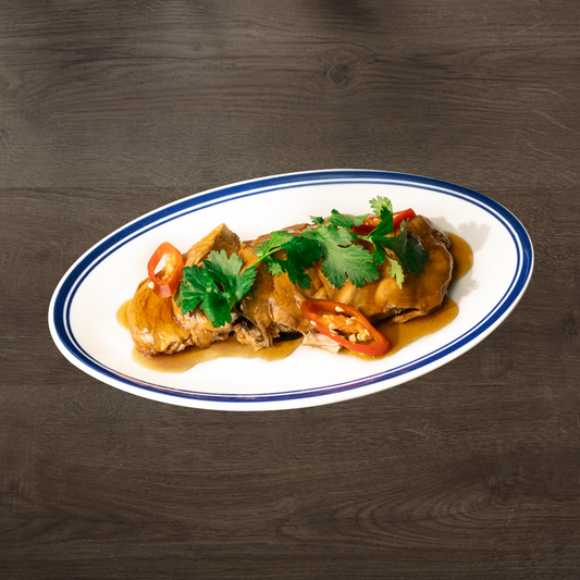 Sous Vide Hainanese Chicken Breast with Sesame Low Sodium Soy Sauce