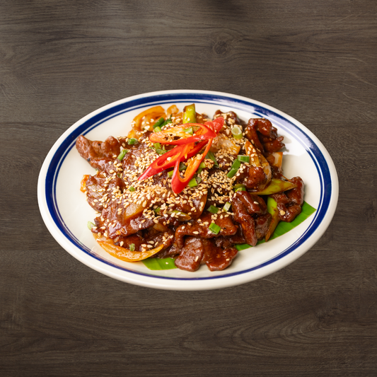 ⭐ Stir Fried Korean Bulgogi Beef with Bell Peppers & Leek