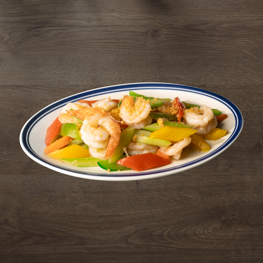 Stir Fried Ocean Prawn with Celery & Carrot
