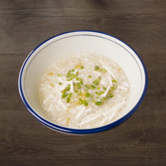 Sweet Corn & Tofu Egg Drop Soup