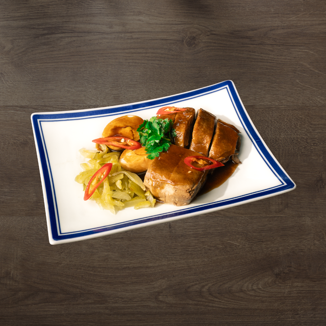 ⭐Teochew Braised Duck Leg with Local Farmed Egg, Tahu & Pickled Mustard