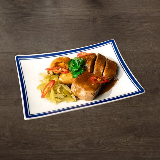 ⭐Teochew Braised Duck Leg with Local Farmed Egg, Tahu & Pickled Mustard