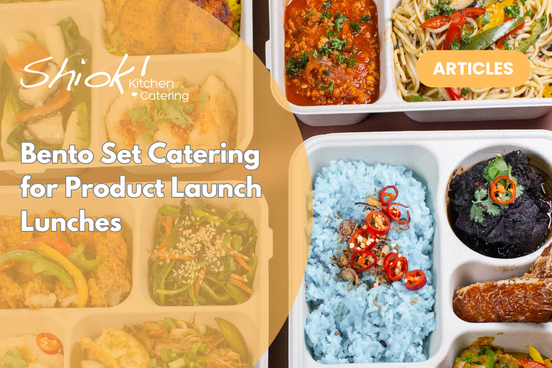Bento Set Catering for Product Launch Lunches