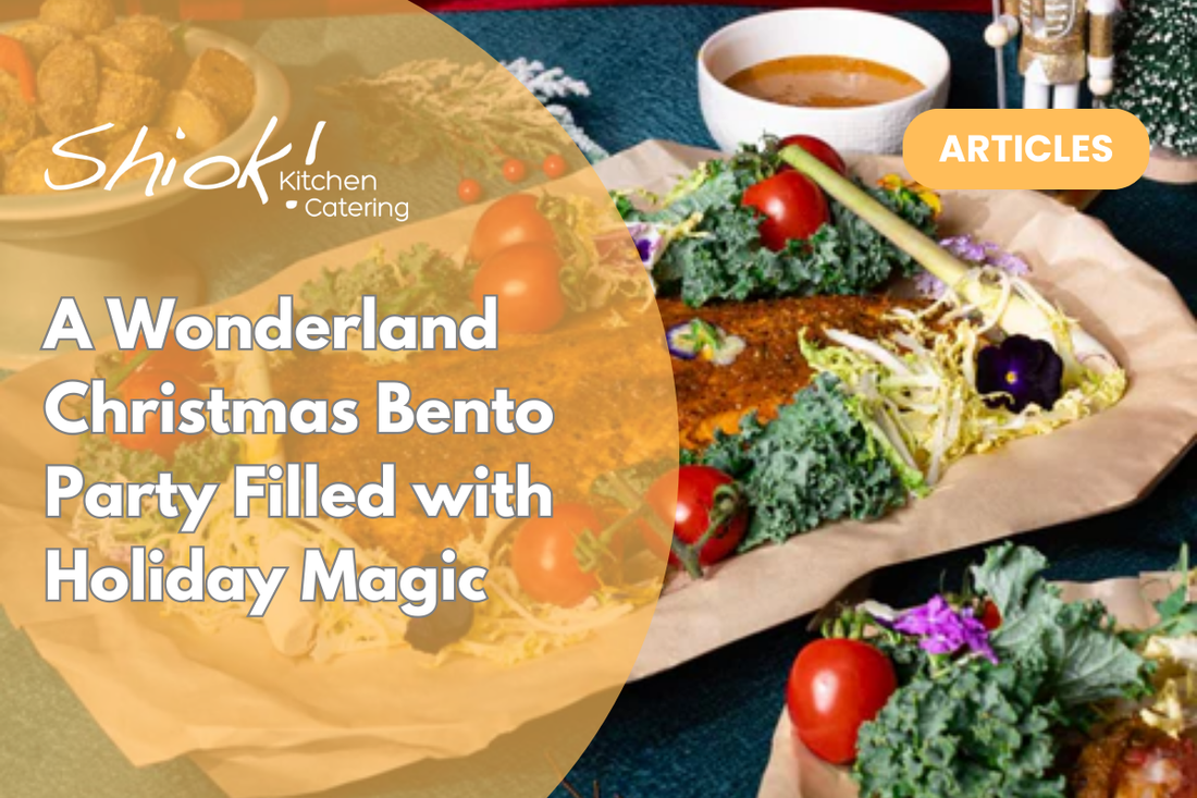 A Wonderland Christmas Bento Party Filled with Holiday Magic