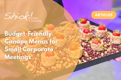 Budget-Friendly Canape Menus for Small Corporate Meetings