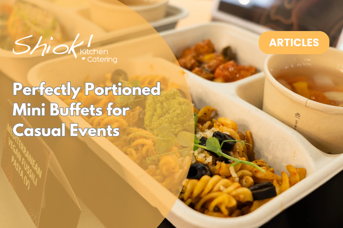 Perfectly Portioned Mini Buffets for Casual Events
