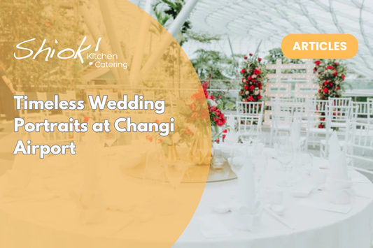 Timeless Wedding Portraits at Jewel Changi Airport