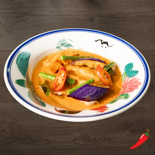 Curry Fish Fillet with Tofu Puffed & Vegetable