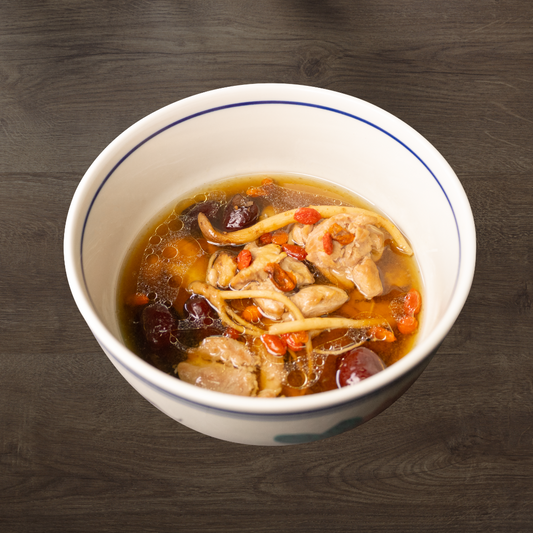 Double Boiled Herbal Chicken Soup