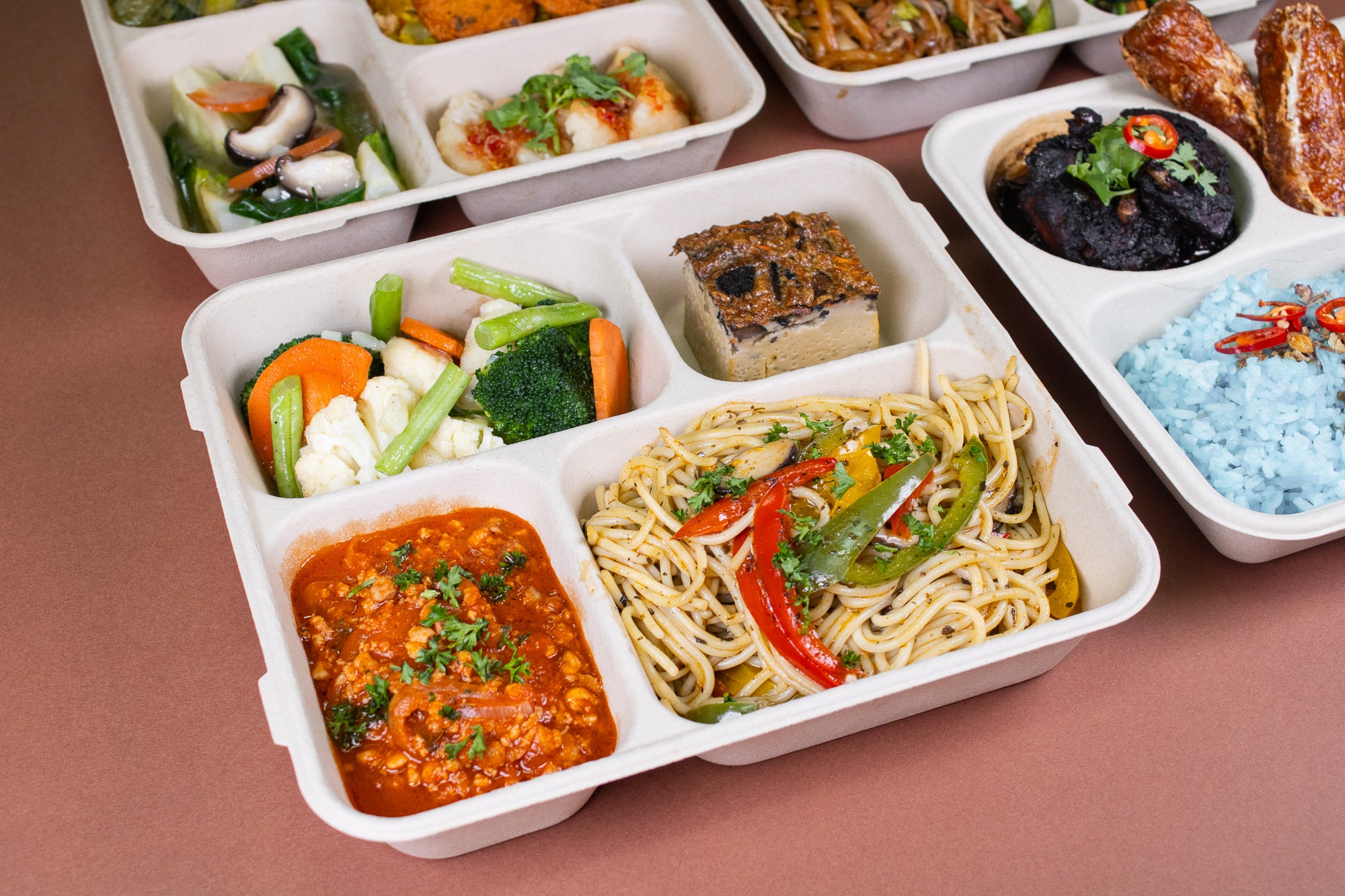 Bio-Degradable Bento Boxes | Shiok Kitchen Catering