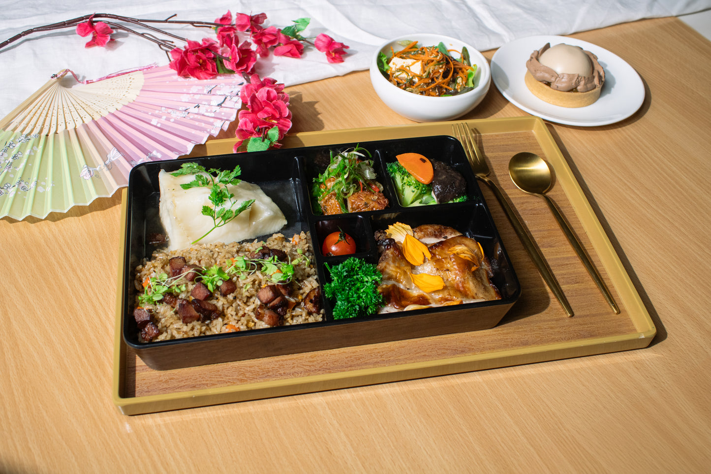 Lacquered Bento - Asian Selections Menu A