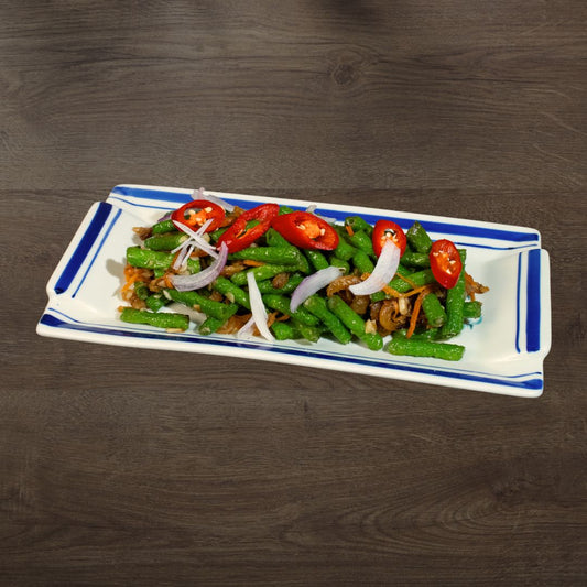 Stir Fried Long Bean with Spicy Dried Shrimp Sauce