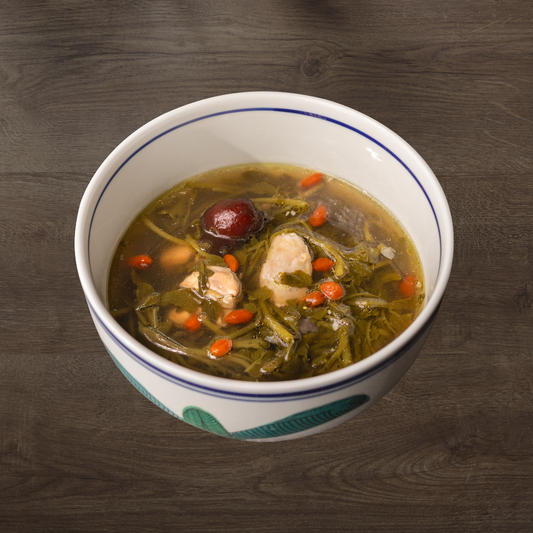 Watercress & Red Dates Chicken Soup