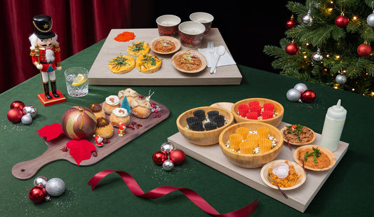 Shiok Kitchen Catering Christmas 2026 festive buffet spread